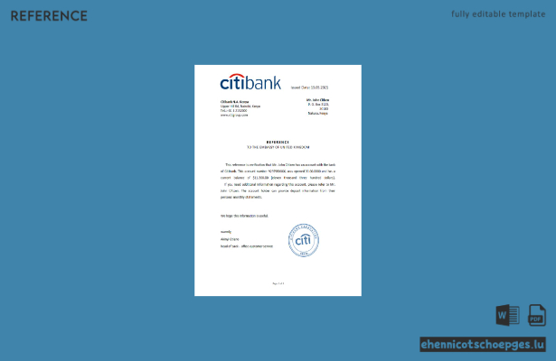 Kenya Citibank Referenzbeispiel Vorschau